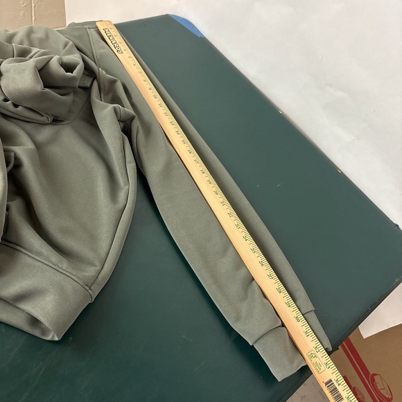 Men's Tactical Hoodies Green Pockets 1/4 Zip Military Sweatshirt 2XL (897) - Picture 7 of 9